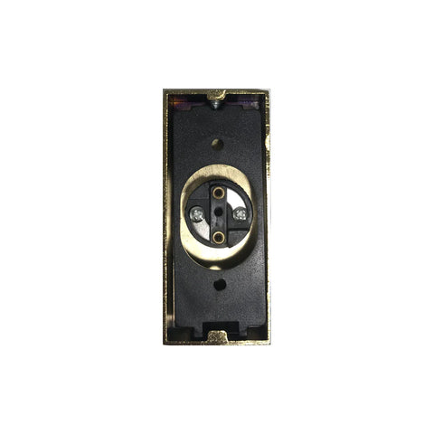 Wired Traditional Battery Buzzer Doorbell Kit with Brass Bell Push