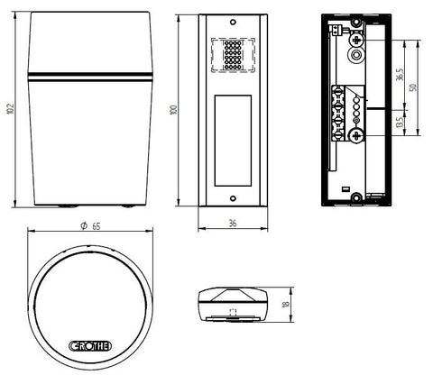 Grothe Calima 200 Wireless Doorbell