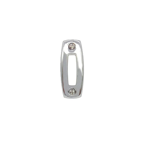 Windup mechanical Doorbell chrome bell push button only