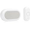Byron Premium Extra Loud Wireless Twin Portable Doorbell Kit DBY-23561BSTw