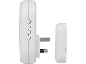 Byron premium extra loud Wireless Twin Plugin Doorbell kit DBY-23562BSTw