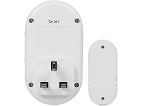 Byron premium extra loud Wireless Twin Plugin Doorbell kit DBY-23562BSTw