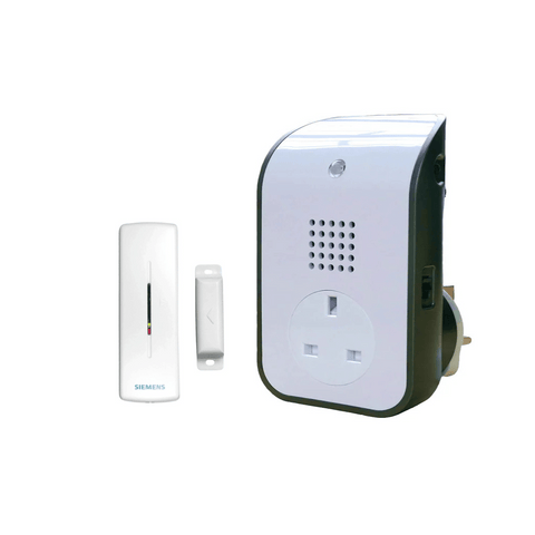 Unicom Wireless Magnetic Door or Window Door Bell Contact/ Alarm and Plugin Chime Unit Kit