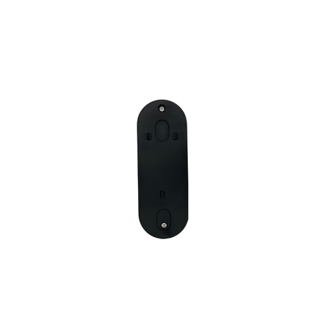 Doorbell World Wireless 150m Portable (Battery Powered) Chime unit with Black Bell Push