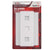 Zamel Wired Wall Mounted Mechanical Doorbell, Internal transformer, Glass/white, GNW248
