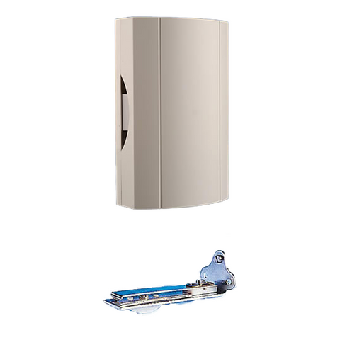 Wired chime unit and door catch kit with wire, Wall Mounted, Mains powered , Door Entry Bell Kit