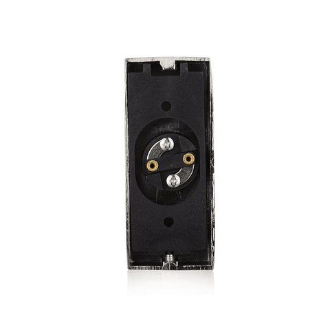 Wired Wall Mounted Battery Doorbell Unit With Byron Bell Wire And Byron Wired Bell Push in Brass - 1219/BY7200/BY2204Bs