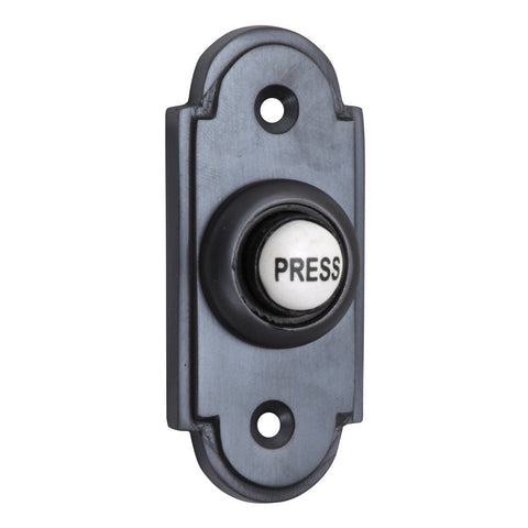 Black Shaped Bell Push with China Press