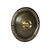 Zamel Wired Flush Fitting Bell Push in Antique Patinated Brass Finish