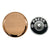 Rose Gold Mechanical Wind-up Doorbell with Chrome 'Press' Push Button