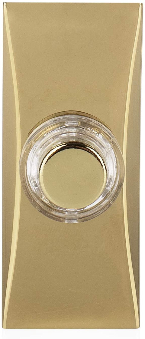 Siemens Wired surface mounted bell push button in Brass- BYR-7960Bs