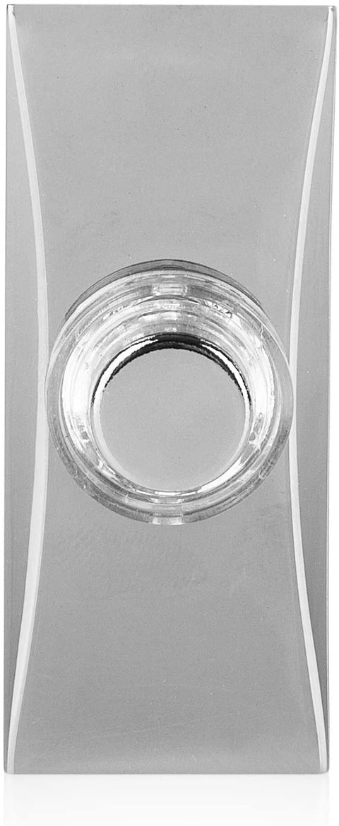 Byron Wired surface mounted bell push button in Chrome - BYR-7960Cr