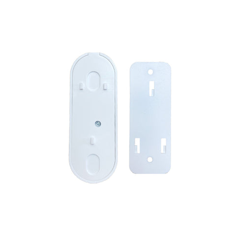 Doorbell World Wireless 150m Plugin and Portable chime unit kit with White Bell Push