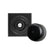 Uni-Com Traditional Style Square Wireless Doorbell in Black Ash and Black