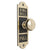 Oblong Embossed Butlers Bell Mechanical Pull - Polished Brass