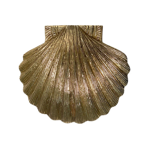 Sea Shell Door Knocker - Brass