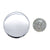 Chrome Wind up Mechanical Doorbell, Chrome Round Push with Solid Chrome Press