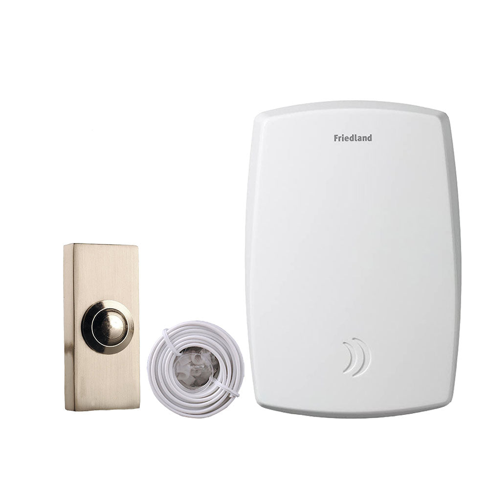 Honeywell Home Oakland Wired Doorbell with 7200 cable and Byron 2204 N ...