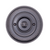 Modern Wireless Doorbell - Stylish Black Ash Round Wooden Plinth and Black Door Bell Push - Black Centre Button