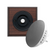 Modern Living Square Wireless Doorbell in Mahogany and Black - Black PRESS