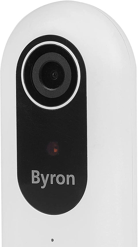 Byron Wired WiFi Video Doorbell + Portable Chime, White - DIC-23712/DBY22321x