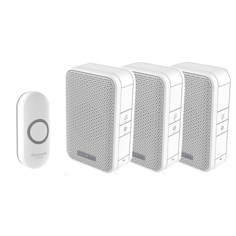 Honeywell Home DC311N Triple Kit 150m 3 Series portable Doorbell - White - DC311NTr