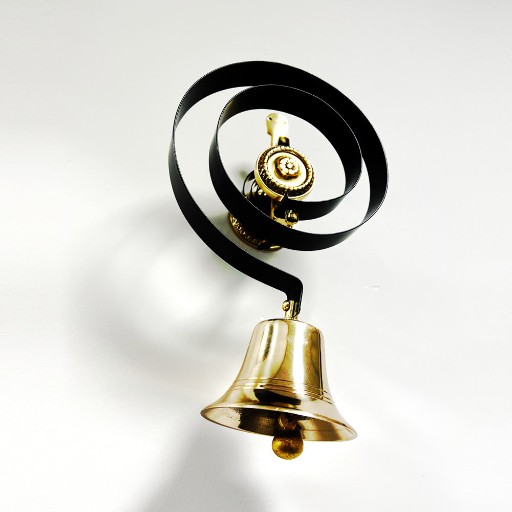Traditional Butlers Bell Kit with Black Iron Pull and Nylon Cord