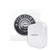 Modern Living Square Perspex Wireless Doorbell in White and Visitors Chrome