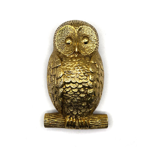 Brass Owl Door Knocker 