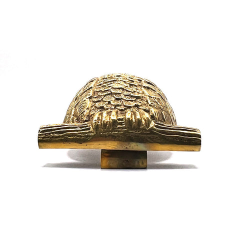 Owl Door Knocker - Brass
