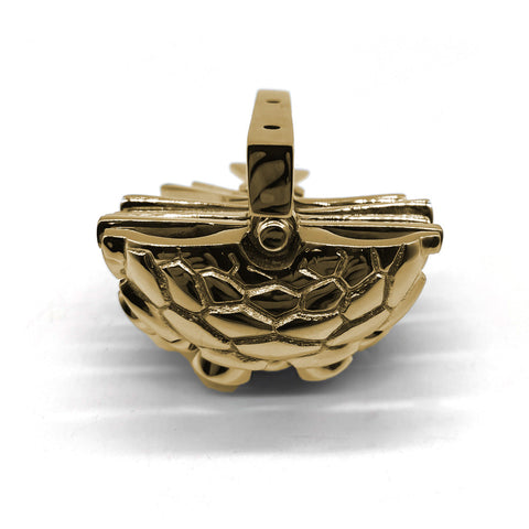 Pinecone Door Knocker - Brass