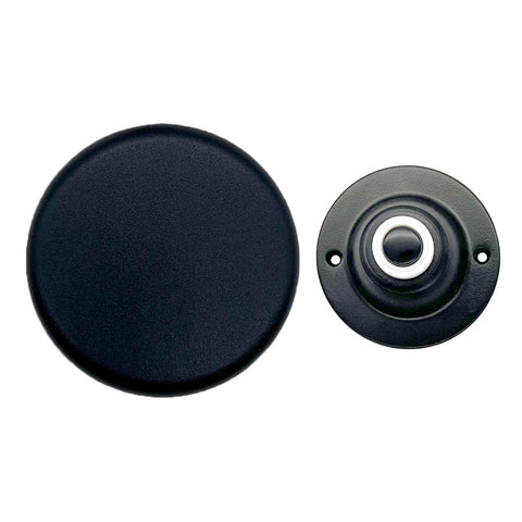 Black Wind up Mechanical Doorbell, Black Round Push with white/black Press button