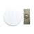 Doorbell World White Wind-Up Mechanical Doorbell with Brushed Nickel Push - DBW-5858Wh/2204Ni