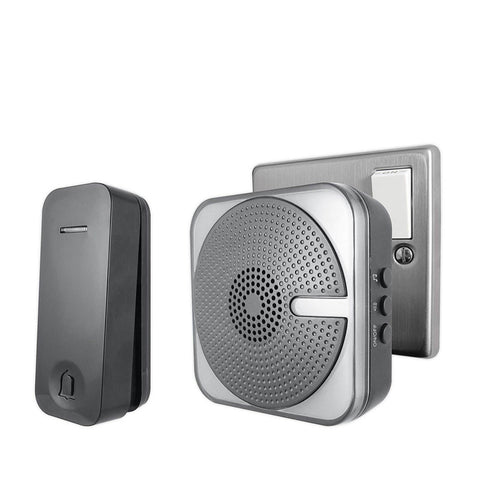 Uni-Com Plug-in wireless Doorbell kit with Kinetic Bell Push