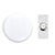 Doorbell World Wind up Mechanical Doorbell- White with Chrome Push with Porcelain button