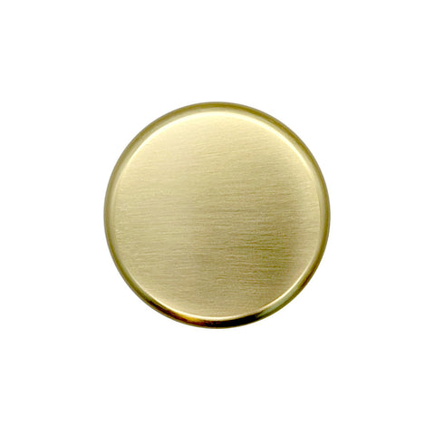 Brushed Brass Wind up mechanical Doorbell - Dome only