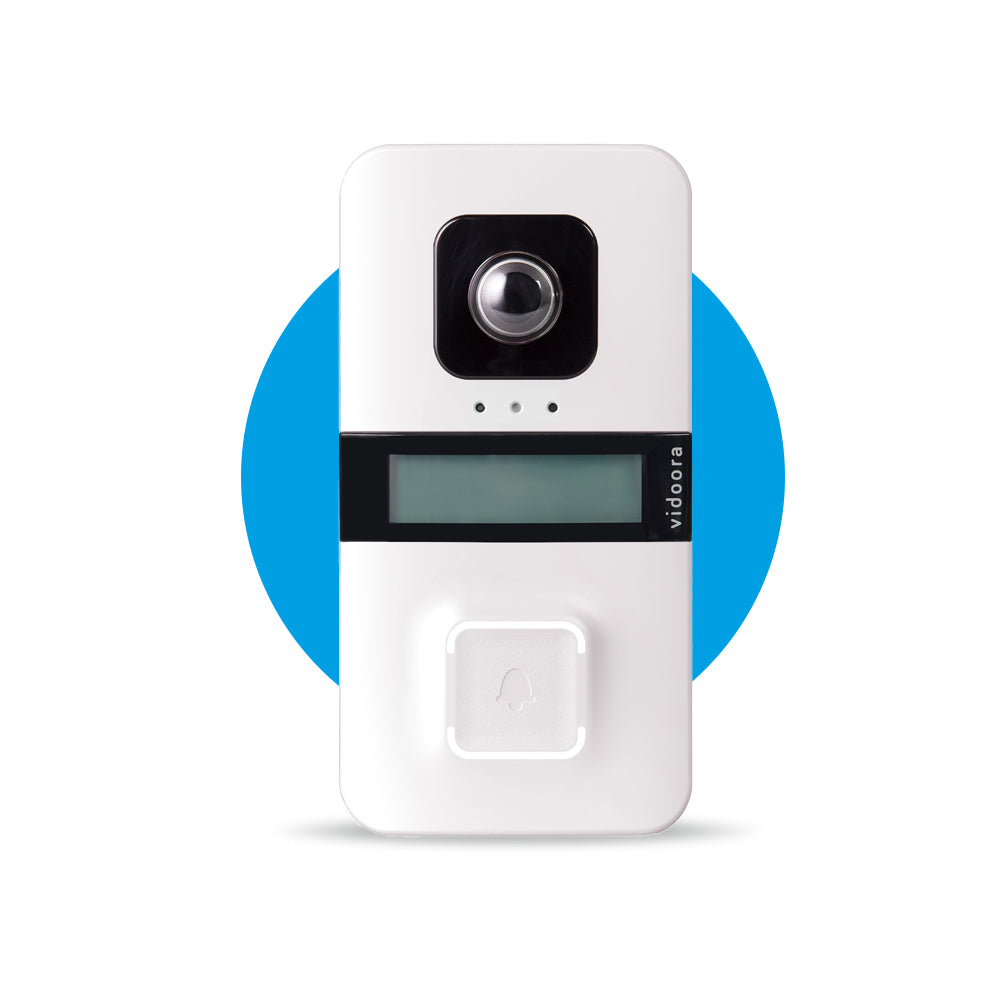 Vidoora Wired WiFi Video Doorbell in White Doorbell World