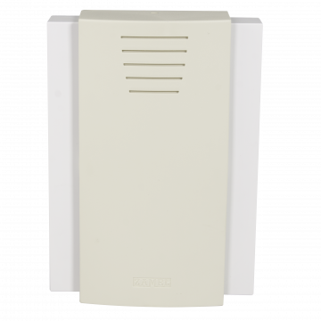 Zamel Wired Wall Mounted Mechanical Doorbell with internal transformer, White - GNW208