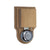 London Striker Chrome Doorbell / Buzzer, in a Natural Oak Case. 
